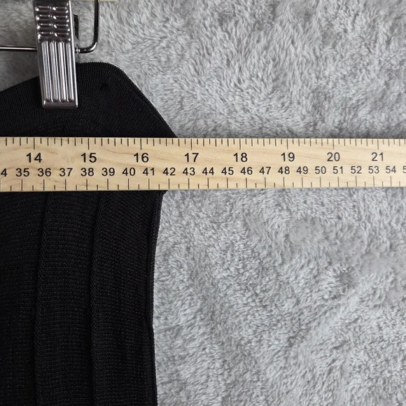 Coldwater Creek Black A-Line Midi Skirt with Embellished Pleats - Picture 4 of 8